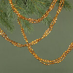 Бусы на елку Алмазная Россыпь 270 см янтарные, пластиковые