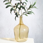 Стеклянная ваза Бриген 25 см песочная