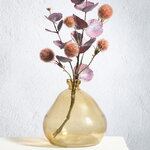 Стеклянная ваза Адажио 17 см песочная