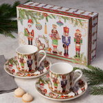 Кофейный набор Christmas Motivi, 4 предмета