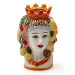 Сицилийская ваза Голова Мавра - Синьорина Изабелла 15 см