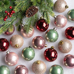 Коллекция пластиковых шаров Gracy - Огни Монмартра 6 см, 30 шт