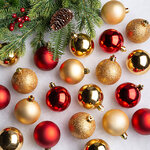 Коллекция пластиковых шаров Gracy - Классика 6 см, 30 шт