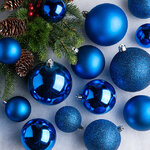 Набор пластиковых шаров Cosmo Синий, 6-10 см, 26 шт
