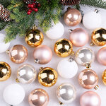 Коллекция пластиковых шаров Gracy - Cashmere Rose 6 см, 30 шт