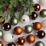 Коллекция пластиковых шаров Gracy - Mint Luxury 6 см, 30 шт