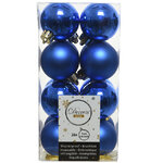 Набор пластиковых шаров Синий Королевский 4 см, 16 шт, mix