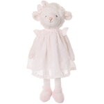Мягкая игрушка Овечка Молли в розовом платье 30 см, Barbara Bukowski