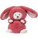 Мягкая игрушка Медвежонок Зигги в розовом костюме кролика 15 см, Barbara Bukowski