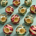 Набор пластиковых шаров Гран Пари 8 см, 12 шт