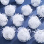 Набор пластиковых шаров Лебединое Озеро 8 см, 12 шт