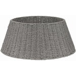 Плетеная корзина для елки Woven 56*25 см серая
