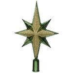 Верхушка Вифлеемская Звезда 25 см зеленый бархат