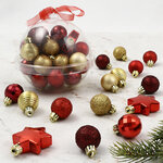 Набор елочных мини-украшений Christmas Gift: Золотая осень, 30 шт, пластик