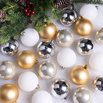 Коллекция пластиковых шаров Gracy - Bright Luxury 6 см, 30 шт