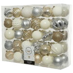 Набор пластиковых шаров Bright Luxury, 6-7 см, 60 шт