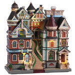 Фасад Домики на холмах Нерсборо 27 см, подсветка, батарейки