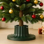 Подставка для елки 39*18 см, высотой до 2 м, диаметр ствола до 13 см, зеленая