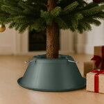 Подставка для елки 38*14 см, высотой до 2 м, диаметр ствола до 15 см, зеленая