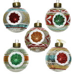 Набор стеклянных шаров Vintage Christmas: Rainbow World 6 см, 24 шт