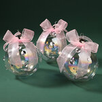 Набор стеклянных шаров Robecchi 8 см, 3 шт