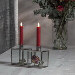 Светодиодная столовая свеча с имитацией пламени Desire 15 см, 2 шт, на батарейках