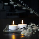 Чайная светодиодная свеча с имитацией пламени Phoebus 6 см, 2 шт, на батарейках