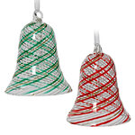 Набор стеклянных елочных игрушек Колокольчики - Belingry 12 см, 9 шт