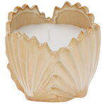 Ароматическая свеча Seashell 9 см песочная