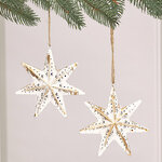 Набор елочных игрушек Звездочки Allendale 12 см, 2 шт