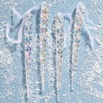 Набор елочных игрушек Сосульки Mantello 19 см, 4 шт