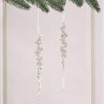 Набор елочных игрушек Сосульки Dungiven 26 см, 2 шт