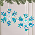 Набор елочных игрушек Снежинки Needle Ice 21 см, 2 шт