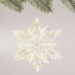 Елочная игрушка Снежинка Gala Snow 13 см