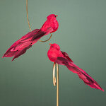 Елочная игрушка Кардинал Long Sutton 20 см, 2 шт, клипса