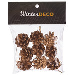 Шишки для декора - Дары Сезона 4 см, 9 шт