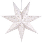 Бумажная звезда Balbeggi 45 см белая