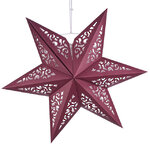 Бумажная звезда Wittland 45 см вишневая
