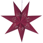 Бумажная звезда Batiston 45 см вишневая