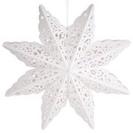 Бумажная звезда Coniston 45 см белая