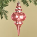 Елочная игрушка Сосулька Muliphein 25 см розовая, пластик