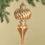 Елочная игрушка Сосулька Capella 26 см золотая, пластик