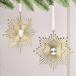 Набор елочных игрушек Снежинки Plaskett 15 см, 2 шт