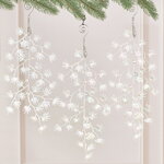 Елочное украшение Листья Villiers Morgon 30 см, 3 шт