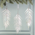 Елочное украшение Листья Villenouvel 30 см, 3 шт