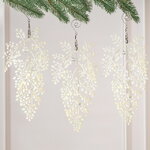 Елочное украшение Листья Witenheim 26 см, 3 шт