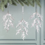 Набор елочных украшений Веточки - Knutange 33 см, 3 шт