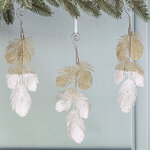 Набор елочных украшений Веточки - Sallanche 25 см, 3 шт