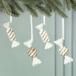 Набор елочных игрушек Конфетки Salbri - Сладкие Мечты 11 см, 4 шт