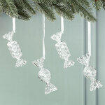 Набор елочных игрушек Конфетки Mably - Фабрика Сладостей 11 см, 4 шт